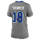 ＃18 Women's Quentin Skinner Gray Game Buffalo Bills Nickel City Jersey
